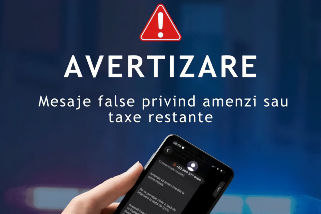 SMS-uri false despre amenzi, trimise în numele Ghișeul.ro. Cum recunoști capcana care îți cere datele cardului