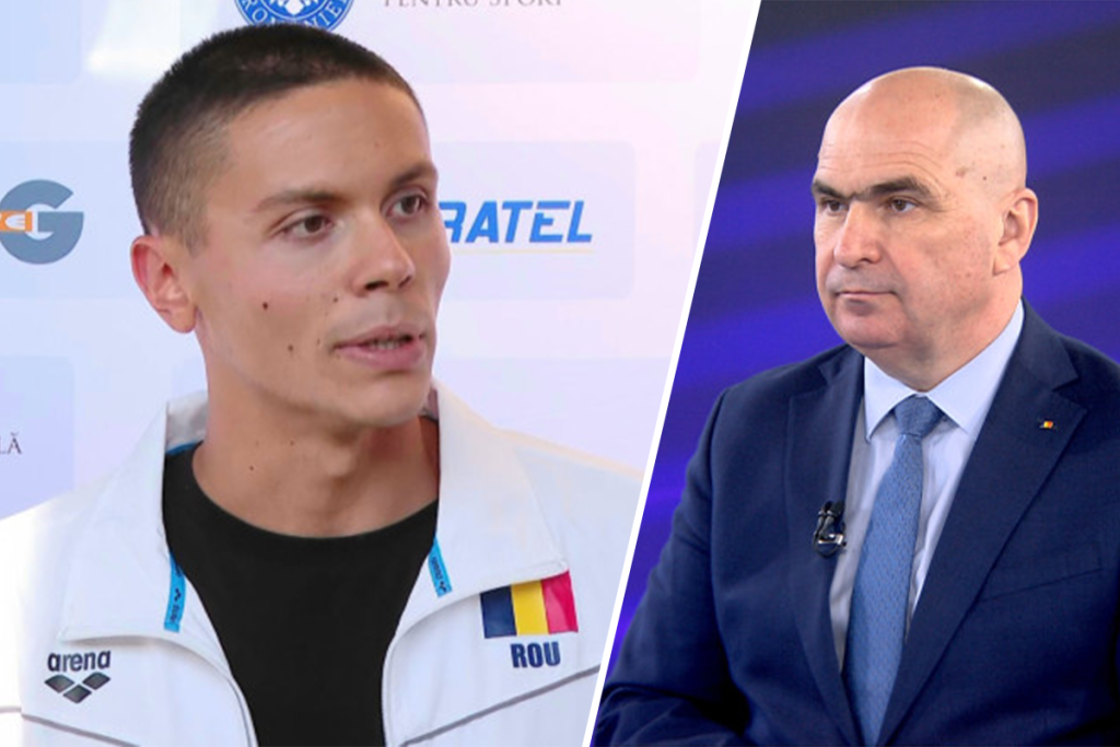 David Popovici pune statul în fața unei întrebări incomode. Ce răspunde Ilie Bolojan despre banii sportivilor